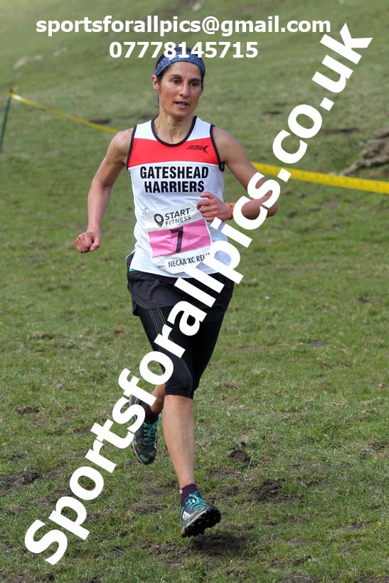 Masters men 2021 NECAA Cross Country Relays, Thornley Farm, Peterlee, Saturday, April 10th. Photo: David T. Hewitson/Sports for All Pics